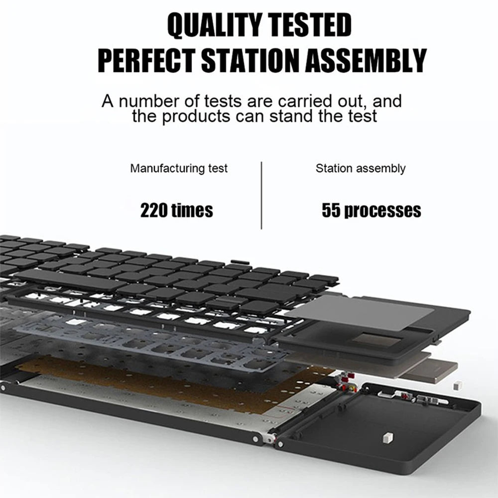 FoldyKey Pro: Bluetooth Keyboard Genius